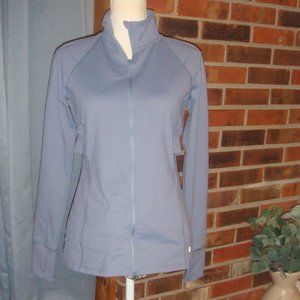 Apana Blue Jacket Thumbholes Activewear S